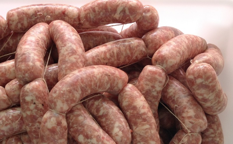 salsicce fresce della norcineria caldarola